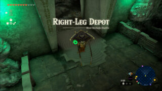 Zelda Right Leg Depot Guide